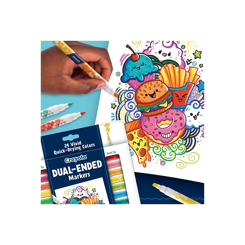 Crayola® Dual-Ended Doodle Markers, 12ct.