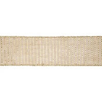 2.5" x 3yd. Metallic Jute Ribbon by Celebrate It®