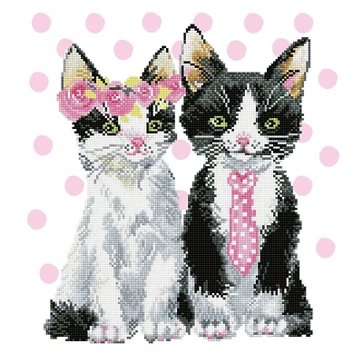 Diamond Dotz® Intermediate Mr. & Mrs. Pink Diamond Painting Kit