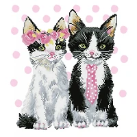 Diamond Dotz® Intermediate Mr. & Mrs. Pink Diamond Painting Kit