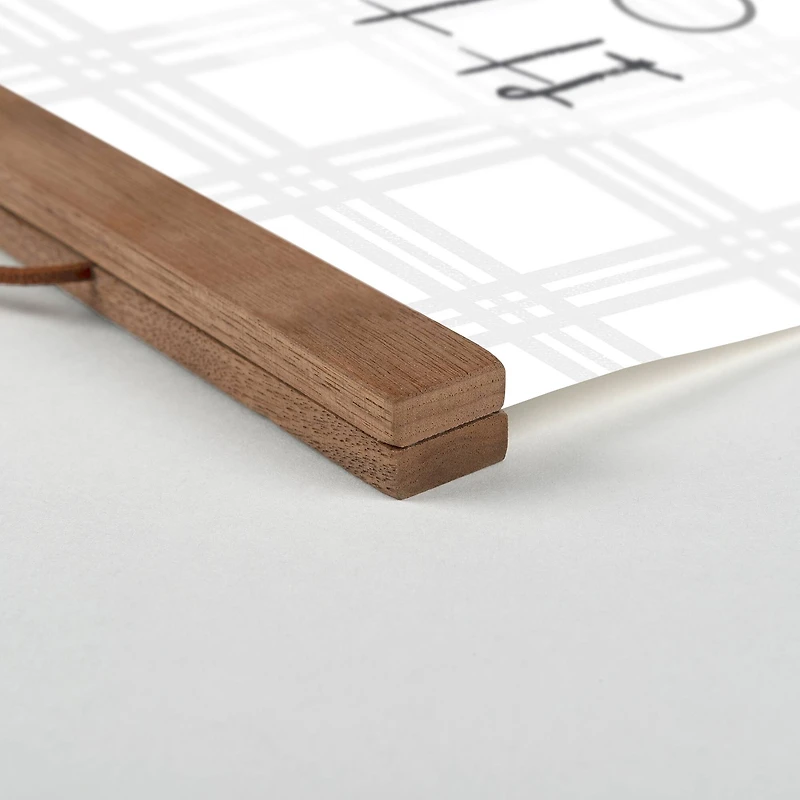 The Father That You Are Teak Hanging Canvas