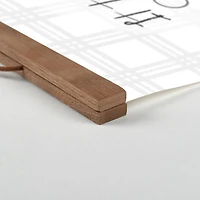 The Father That You Are Teak Hanging Canvas