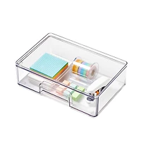 Small Clear Stacking Plastic Drawer by Simply Tidy®
