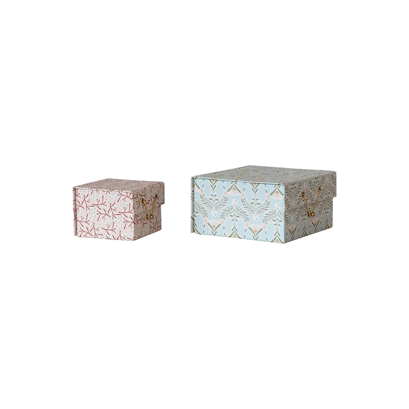 Hello Honey Berry & Dove Printed Paper Gift Boxes, 2ct.