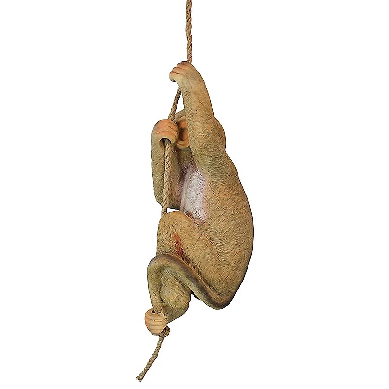 Design Toscano 16" Hanging Baby Monkey Outdoor Statue