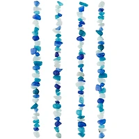 12 Pack: Aqua Mix Chip Beads by Bead Landing™