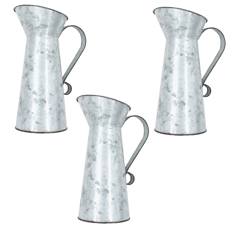 ArtSkills® Galvanized Metal Pitcher, 3ct.