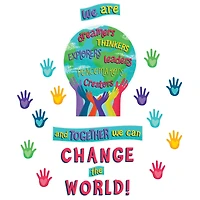 Carson Dellosa Education™ One World Together We Can Change the World Bulletin Board Set