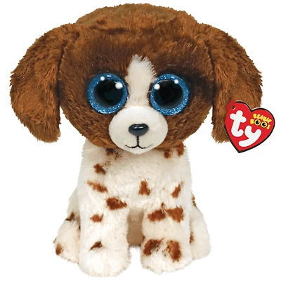 Ty Beanie Boos™ Muddles Brown & White Dog, Regular