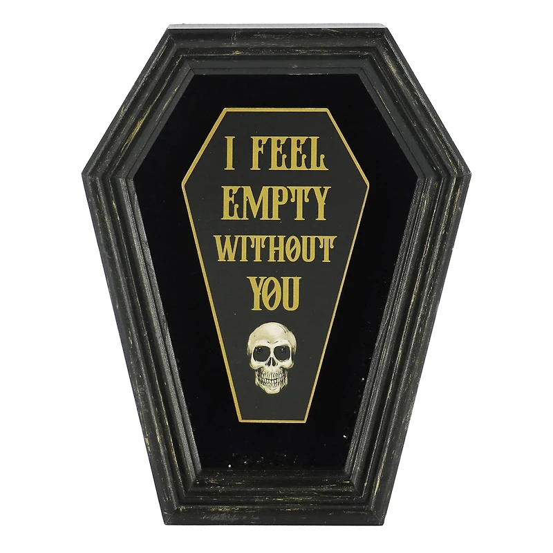 8" Empty Without You Coffin Tabletop Décor by Ashland®