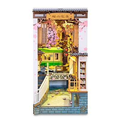 Rolife® Sakura Densya DIY Book Nook Shelf Insert Kit
