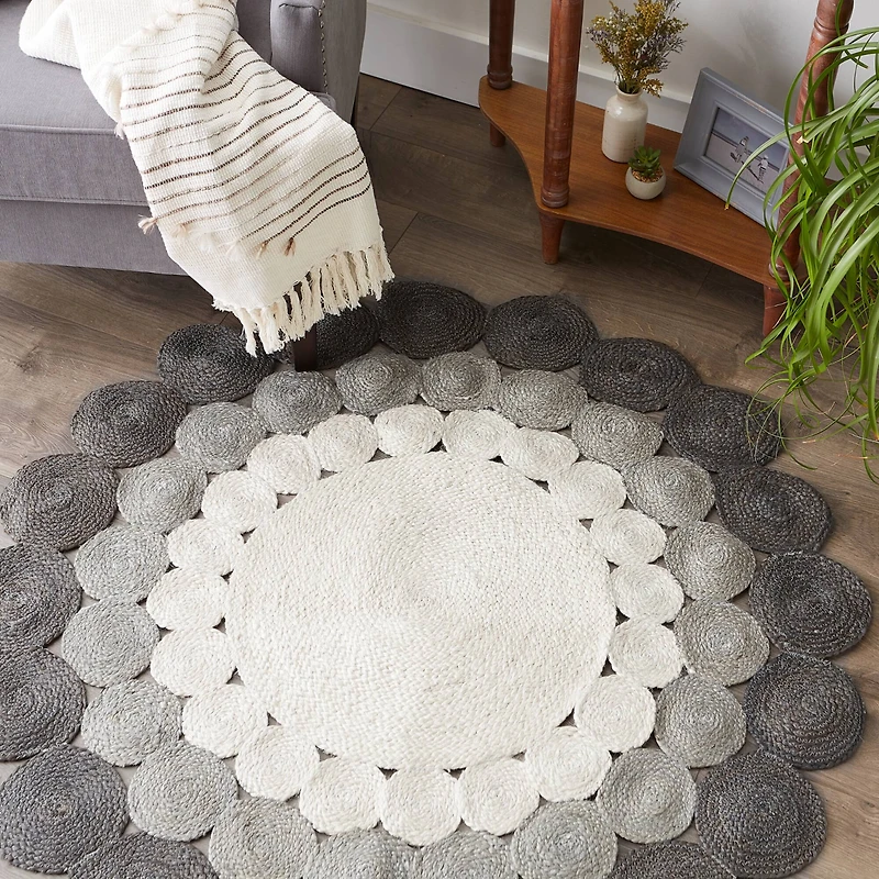 DII® Braided Round Jute Rug