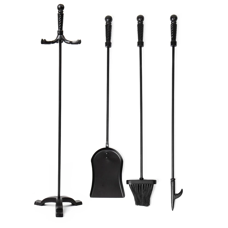 Mind Reader 3 Piece Iron Steel Fireplace Tool Set