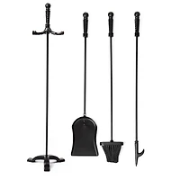 Mind Reader 3 Piece Iron Steel Fireplace Tool Set