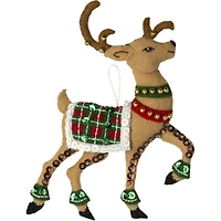 Bucilla® Festive Reindeer Felt Ornaments Applique Kit Set