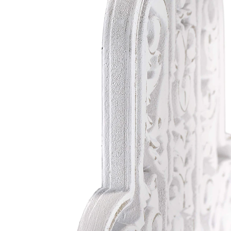 American Art Décor™ 11.5" Distressed Hamsa Hand Palm Eye Medallion Boho Wall Accent