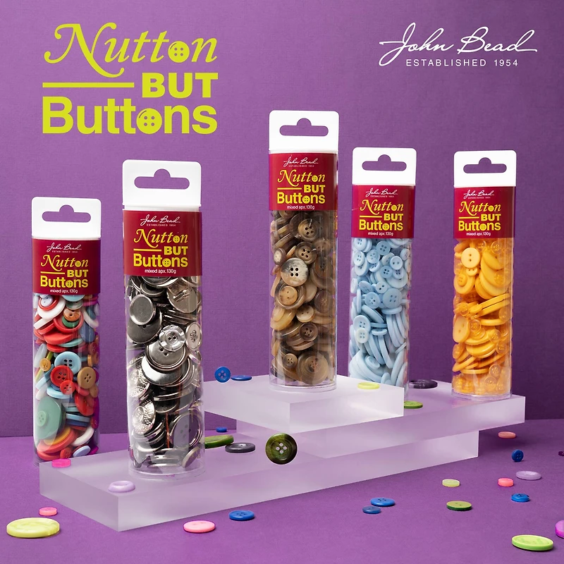 John Bead Nutton but Buttons Mixed Collection