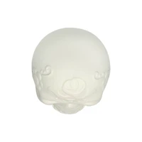 4.5" DIY LED Sugar Skull Ceramic Décor by Ashland®