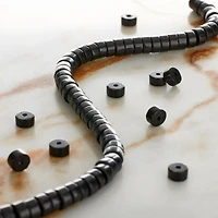 Black Jasper Heishi Beads by Bead Landing