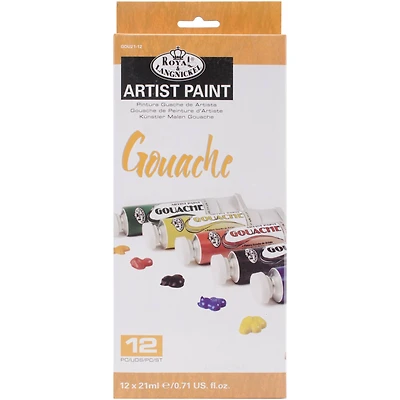Royal & Langnickel® 12 Color Gouache Acrylic Paint Set