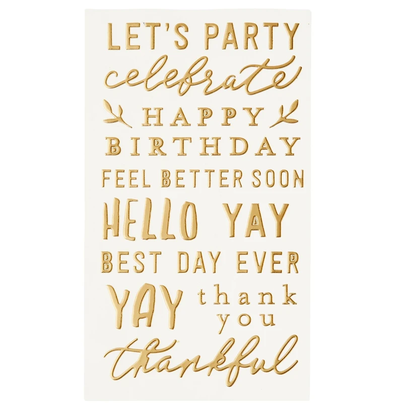 Party Sentiments Puffy Stickers by Recollections™