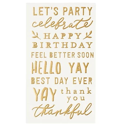 Party Sentiments Puffy Stickers by Recollections™