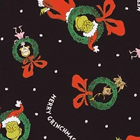 Dr. Seuss™ Grinch Wreath Toss Cotton Fabric