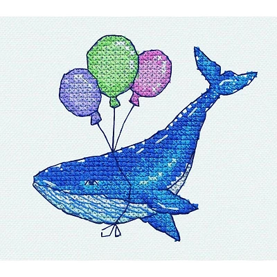 Oven Whale Cross Stitch Kit