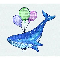 Oven Whale Cross Stitch Kit