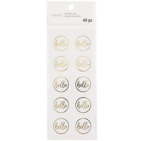 Gold Hello Foil Envelope Seals by Recollections™