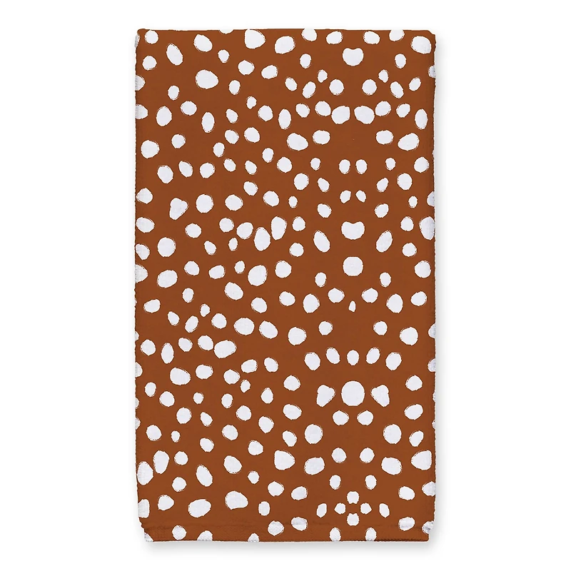 Terracotta Spots 16" x 25" Tea Towel Set of 2