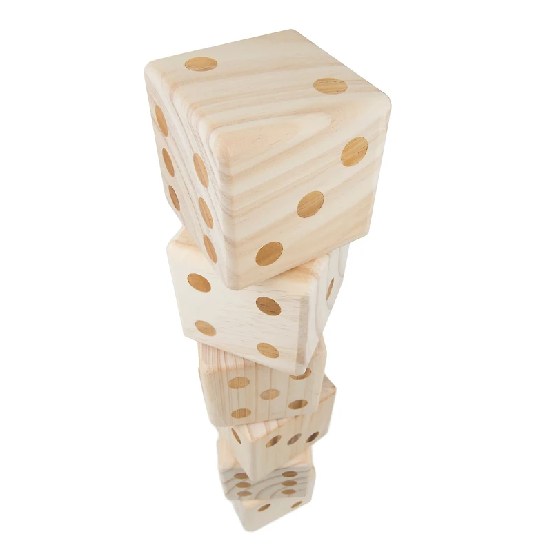 Toy Time Giant Wooden Yard Dice Game