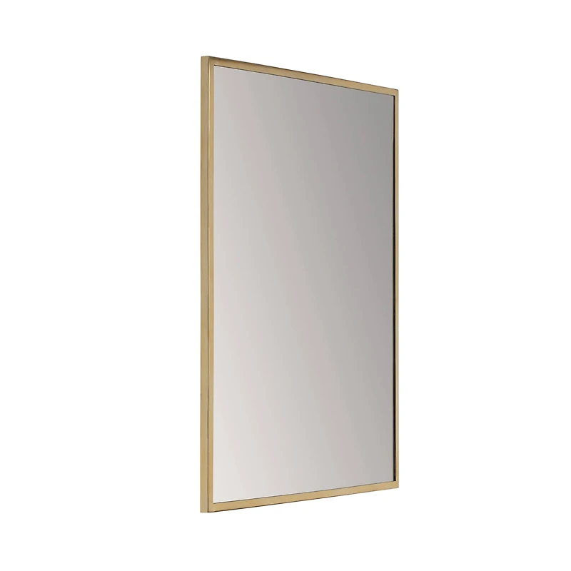 Habitat Laia 30" Golden Rectangular Wall Mirror