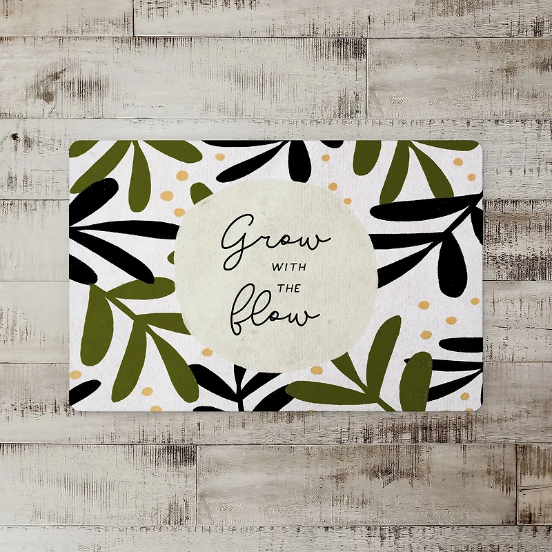 Grow With The Flow 27" x 18" Floor Mat