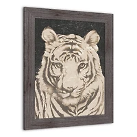 Tiger Face Western Framed Print