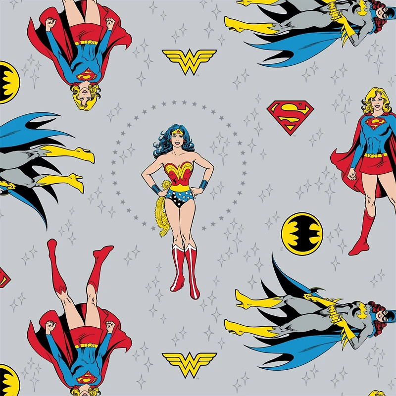 Camelot Fabrics DC Comics Wonder Woman™ Girl Power Precut Fleece Fabric Bundle
