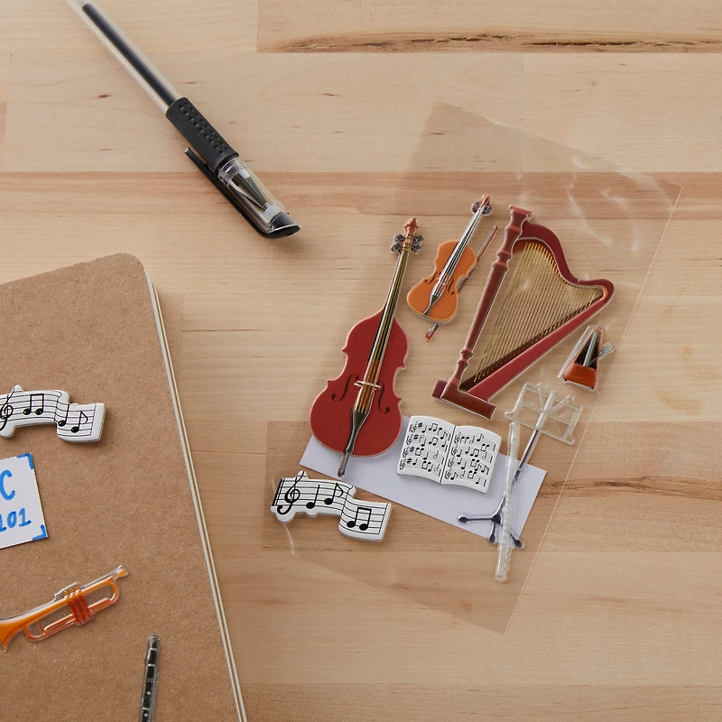 Classical Music Dimensional Stickers by Recollections™
