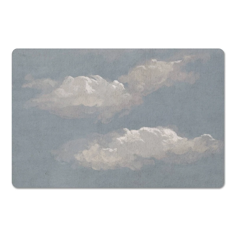 18" x 27" Blue & White Clouds Floor Mat