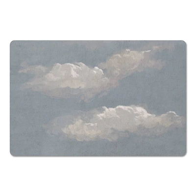 18" x 27" Blue & White Clouds Floor Mat