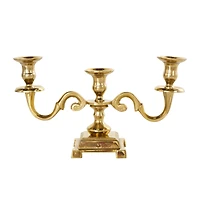 Aluminum Scrolled Candelabra