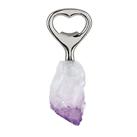 Bottle Opener with Amethyst