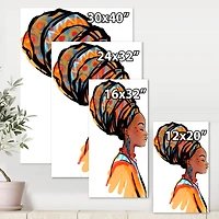 Designart - African American Woman with Turban I