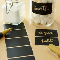 12 Packs: 10 ct. (120 total) Rectangular Chalkboard Labels by Recollections™