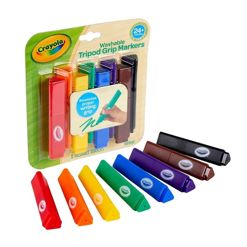 Crayola® Washable Tripod Grip Markers