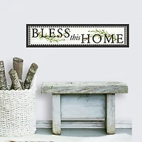 RoomMates Bless This Home Country Peel & Stick Wall Decal