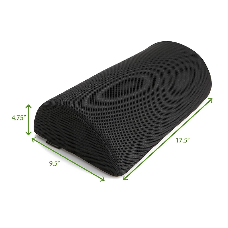 Mind Reader Black Foam Multi-Purpose Cushion