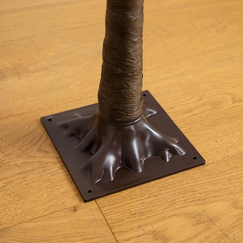 6ft. Pre-Lit Minimalist Autumn Maple Artificial Fall Tree with 120 Warm White LED Lights