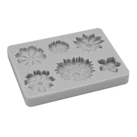 Gray Flower Silicone Fondant Mold by Makery™