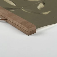 Antique Still Life Teak Hanging Canvas