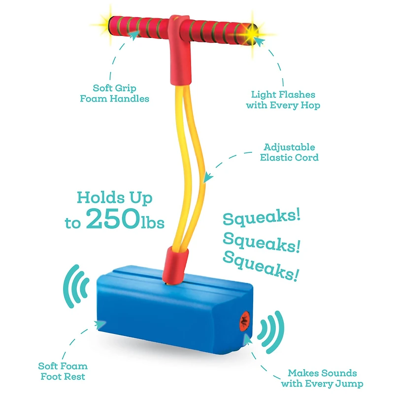 Nothing But Fun Toys Lights & Sounds Foam Pogo Jumper